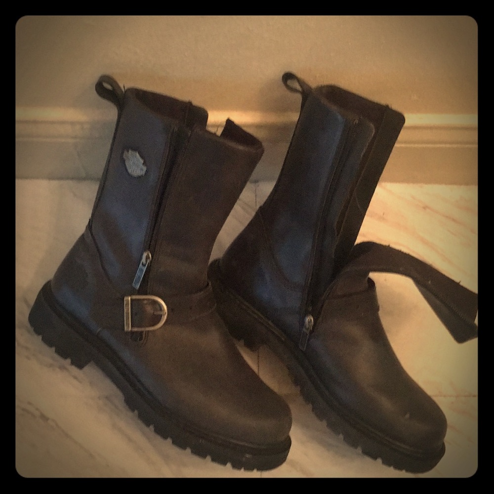Harley Davidson cycle boots